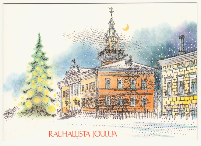 Pori raatihuone Raimo Huittinen 1987