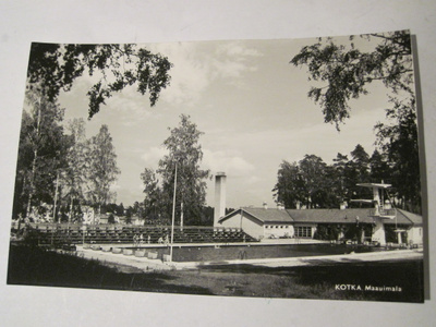 VANHA Postikortti Kotka 1950-l Alkup.Mallikappale