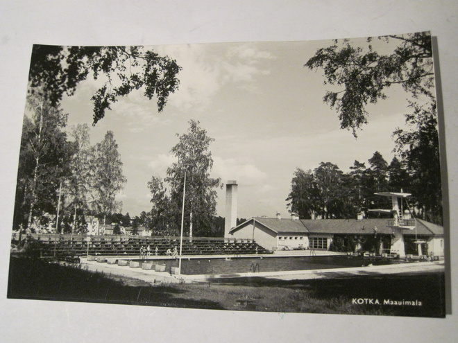 VANHA Postikortti Kotka 1950-l Alkup.Mallikappale