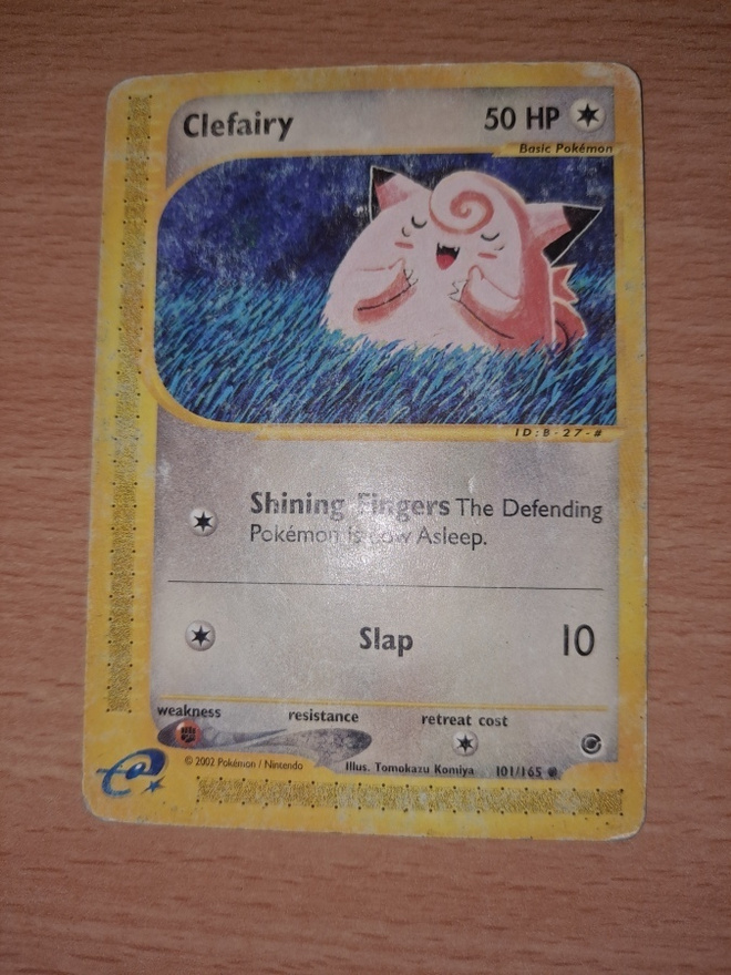 Clefairy 101/165 pokemon expedition keräilykortti