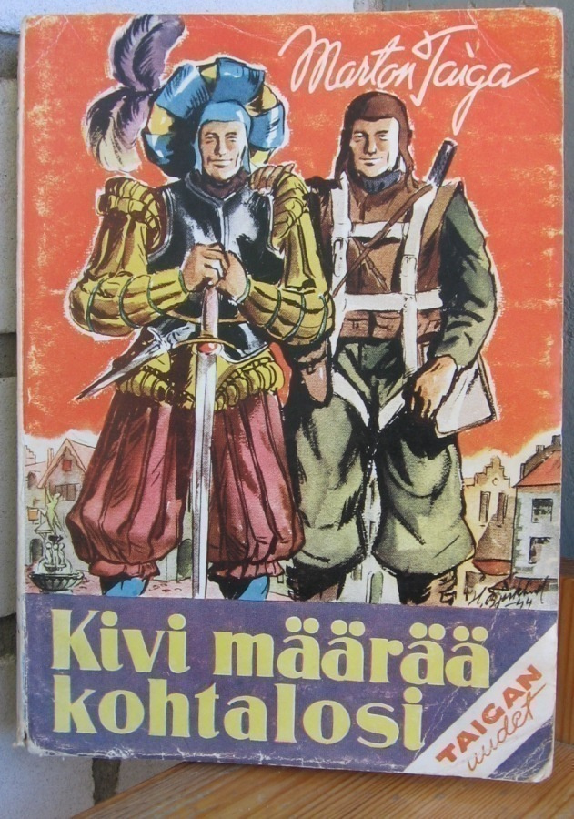 Marton Taiga: Kivi määrää kohtalosi, Lehtiyhtymä 1945. 152 s
