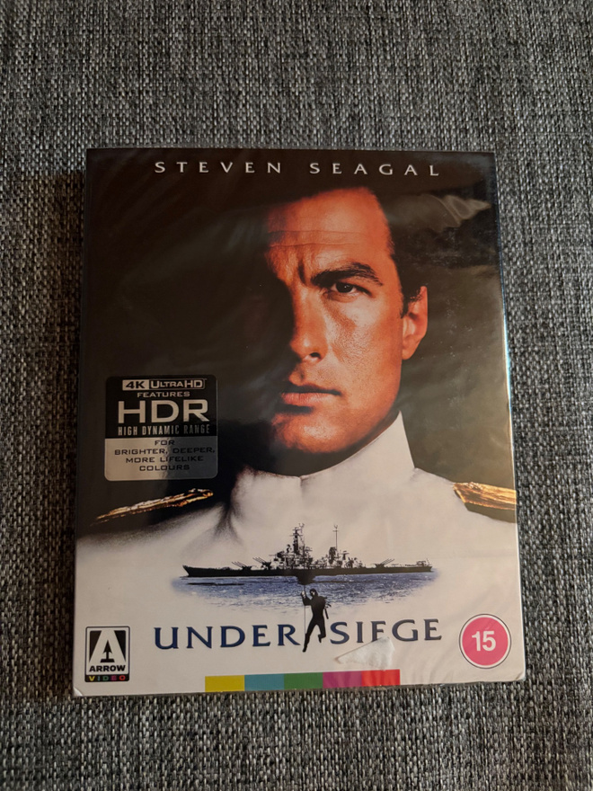 Under Siege 4K UHD Arrow video limited edition