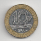 Ranska 1988 10 fr - pikkukuva 1