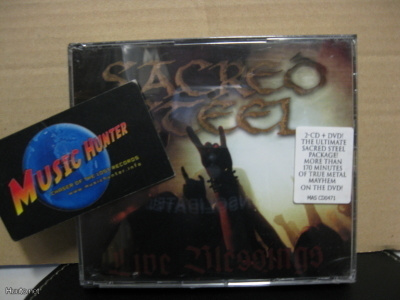 SACRED STEEL - LIVE BLESSINGS-STILL SEALED UUSI 2CD+DVD