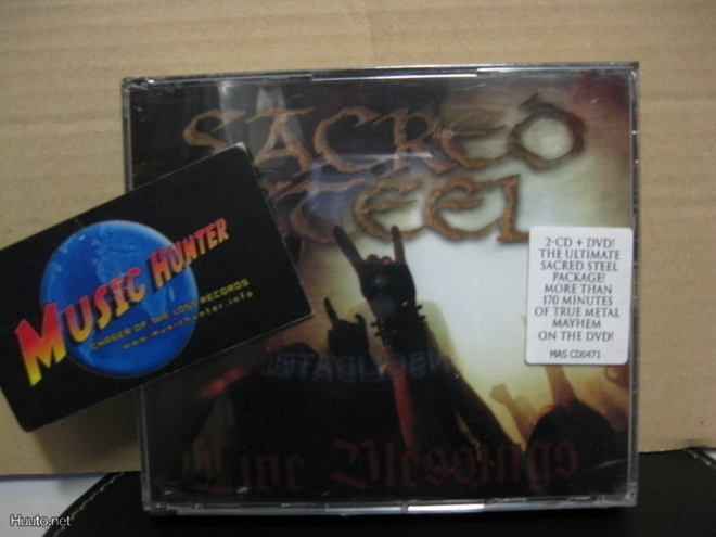 SACRED STEEL - LIVE BLESSINGS-STILL SEALED UUSI 2CD+DVD