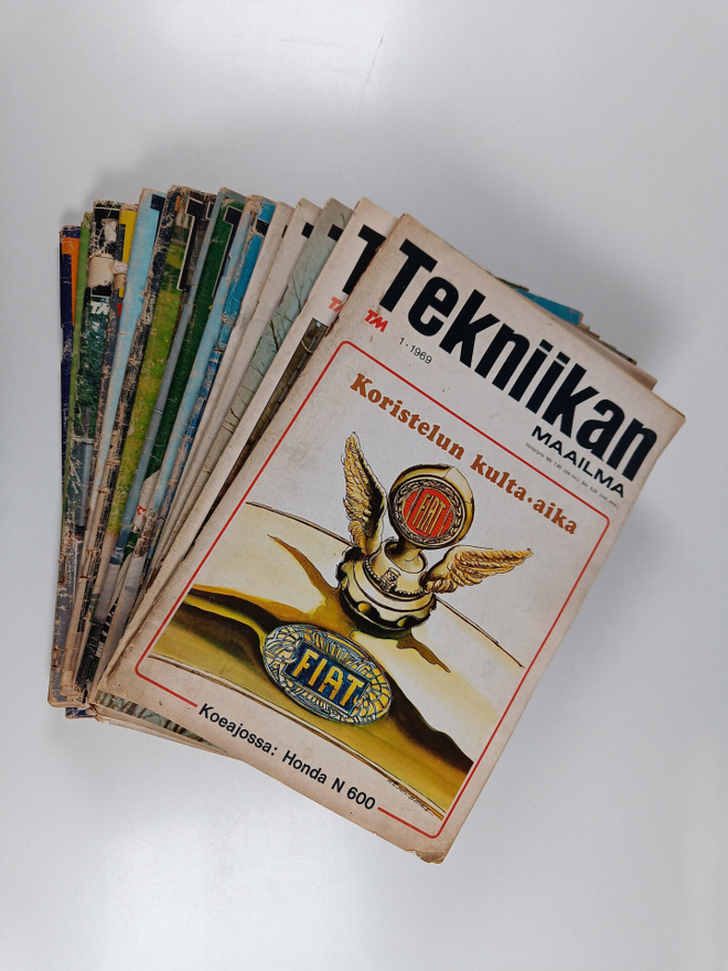 Tekniikan maailma vusoikerta 1969 (nrot 1-19, n:o 14 puut...