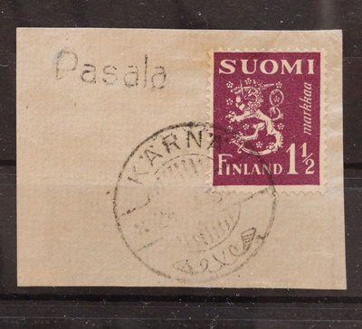 # 23489 # Pp Pasala + Kärnä - M-30 leike 1931