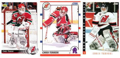 3 x Mv Legenda CHRIS TERRERI New Jersey Devils