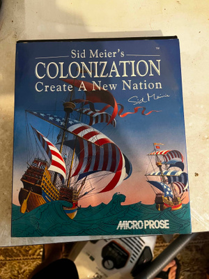 Sid Meier's Colonization, 1994, Big Box, cib, 3.5"