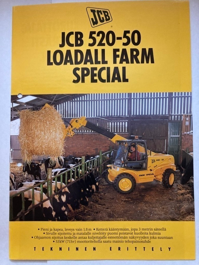 Esite JCB 520-50 kurottaja