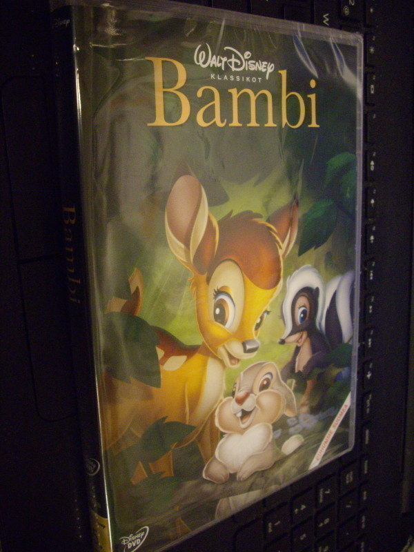 DVD : Bambi - Klassikko numero 5 ( UUSI MUOVEISSA ! )