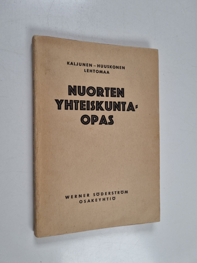 Aatto Kaljunen : Nuorten yhteiskuntaopas