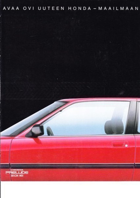 Honda Prelude -esite, 1987