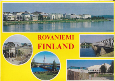 Rovaniemi, monikuvakortti ,   e222