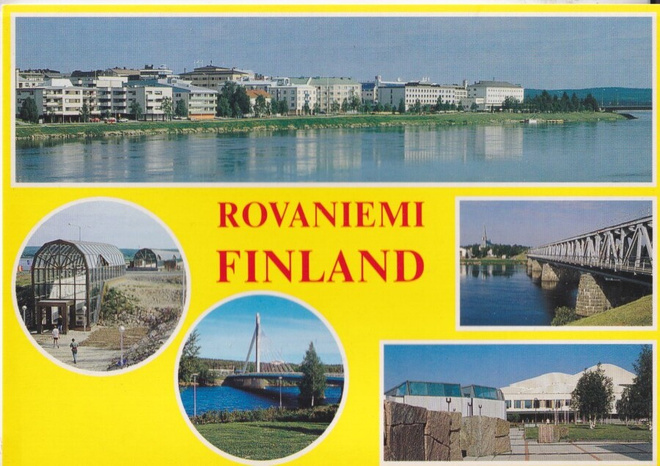 Rovaniemi, monikuvakortti ,   e222