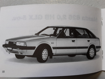 Mazda 626 -esite, 1986