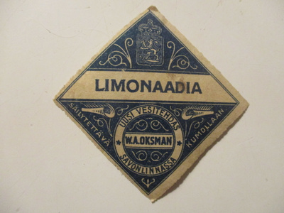 LIMONAADIA UUSI VESITEHDAS W.A.OKSMAN SAVONLINNASSA (AB1)