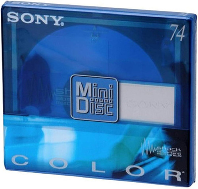 Sony Minidisc Color 74 sininen