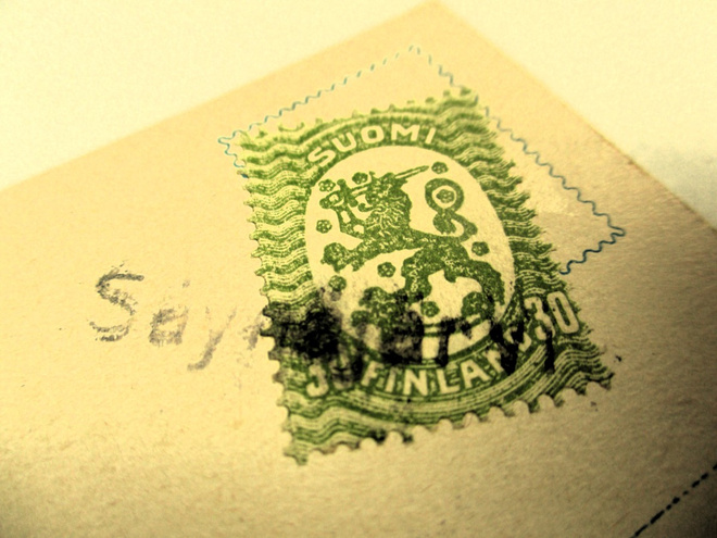 1917 Säynäjärvi (Kangasala) rivil  kortilla