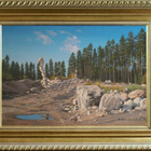 Mihail TROLL - "Kivilaiva" v.2011. öljyväri/kangas. - pikkukuva 1