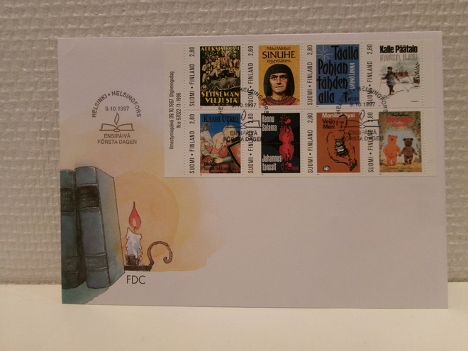 FDC- ensipäiväkuori - Kirja 1900-luvulla -1997