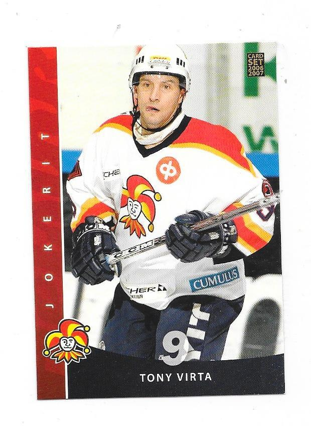 2006-07 CardSet #59 Tony Virta Jokerit
