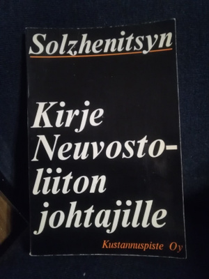 Aleksandr Solzhenitsyn: Kirje Neuvostoliiton johtajille