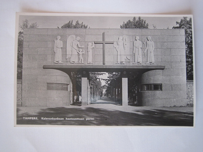 VANHA Postikortti Tampere 1950-luku Alkup.Mallikappale