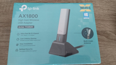 TP-LINK AX1800 WLAN-Sovitin usb väylään