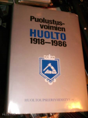 PUOLUSTUSVOIMIEN HUOLTO 1918-1986 ( 1 p. 1988 ) Sis.pk:t