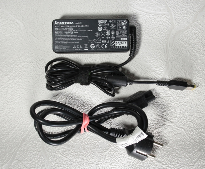 Lenovo orig. virtalähde 20V 2.25A 45W kelt. suorakaideliitin