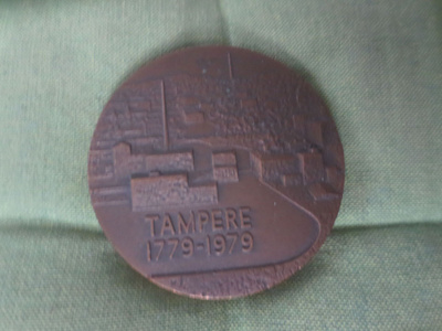 Tampereen Kaupunki Pronssi Mitali