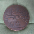 Tampereen Kaupunki Pronssi Mitali - pikkukuva 1