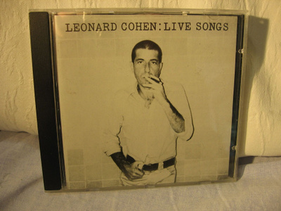 Leonard Cohen: Live Songs CD.