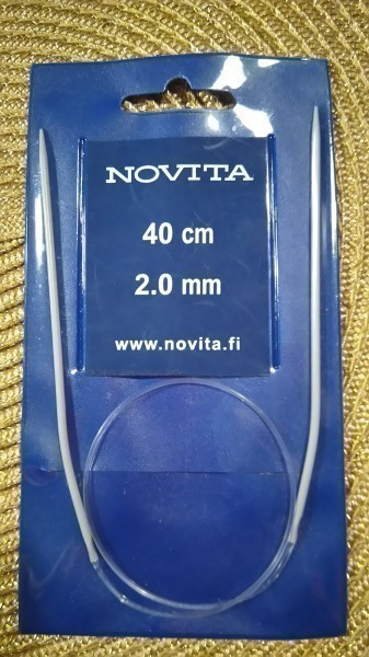 NOVITA pyöröpuikot 40 cm 2.0 mm