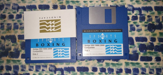 Sports Boxing 1990/1991 Distinctive Software Inc. Amiga peli