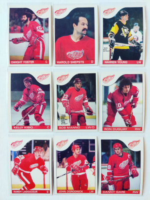 85-86 Opc - Detroit Red Wings 9kpl