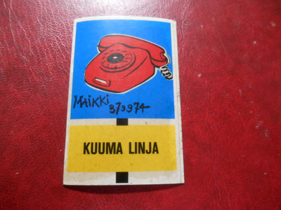 Purkkatarra Jenkki Kuvahuuli Kuuma linja
