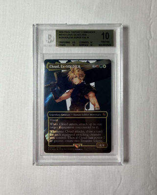 Magic the Gathering Cloud, Ex-SOLDIER BGS 10