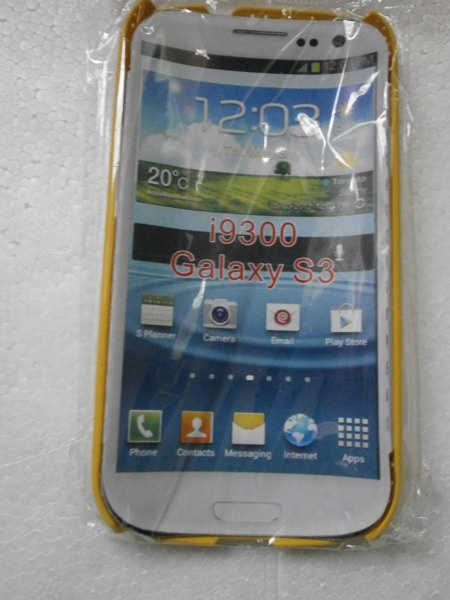 Samsung S3 suojakuori (keltainen)