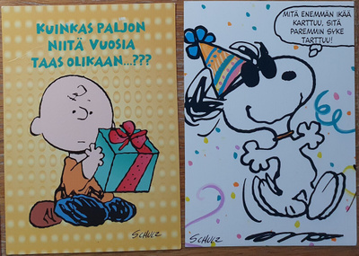 Schulz - Tenavat onnittelu kortteja