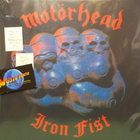 MOTORHEAD - IRON FIST - RARE REISSUE 180g LP M-/M- - pikkukuva 1
