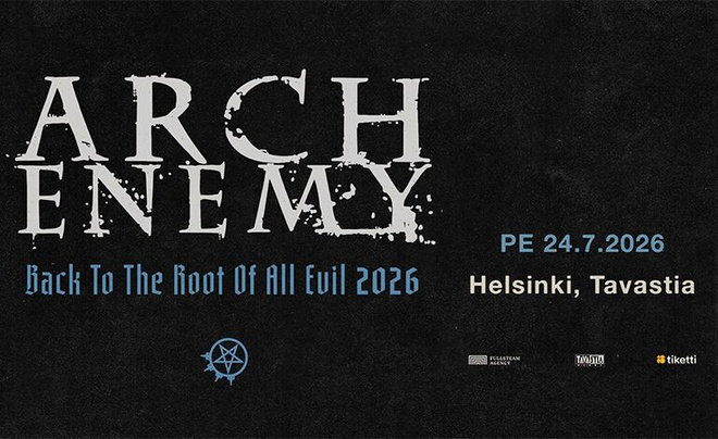 Arch Enemy Tavastia 24.7.2026 yksi pdf lippu