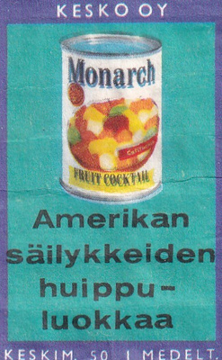 Monarch, American säilykkeiden huippuluokkaa  . s52