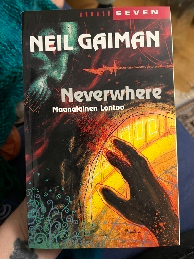 Neil Gaiman Neverwhere maanalainen Lontoo (nid 1p. 2000)