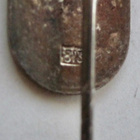 VANHA Merkki KIR 1930 Hopeaa - pikkukuva 2