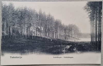 Takaharju Vahtitupa postikortti+negatiivi