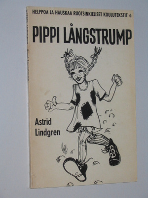 Astrid Lindgren: Pippi Långstrump (1971) ruotsin oppikirja