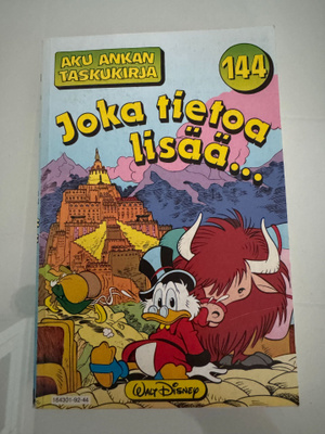 Aku Ankan taskukirja nro 144 : Joka tietoa lisää...