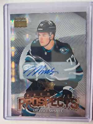 Michael Misa 2025-26 Skybox Metal Universe Premium Prospects